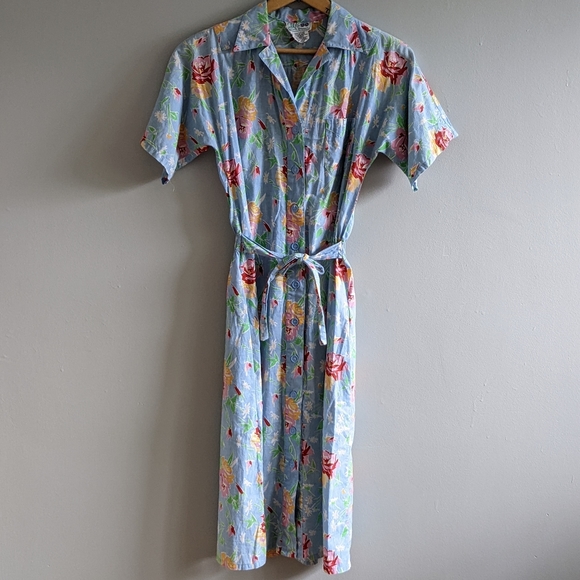 HUKAPOO Vtg Cotton Floral Sundress - Picture 6 of 9